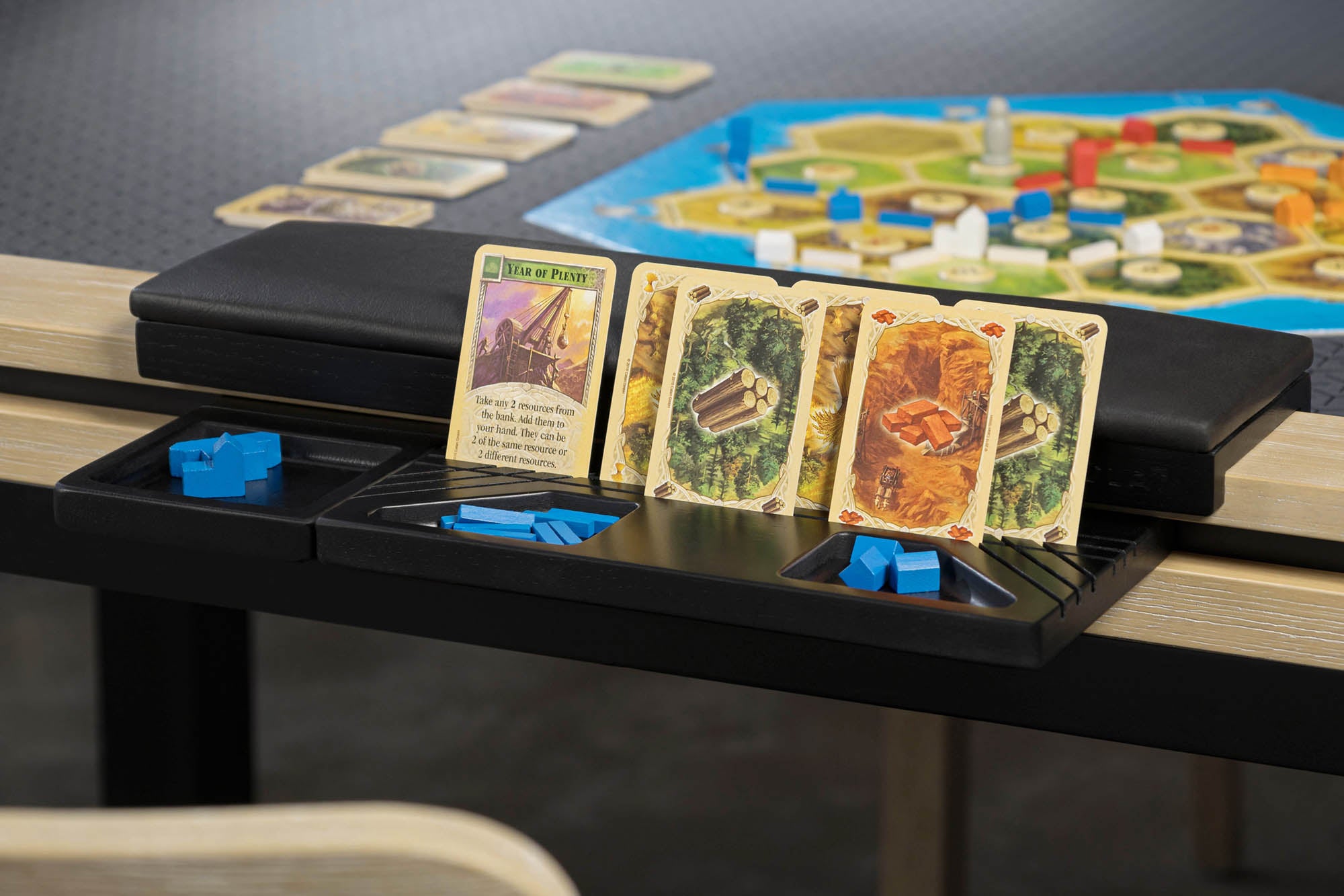 Pangea Card Organizer, Game Piece Holder and Arm Rest